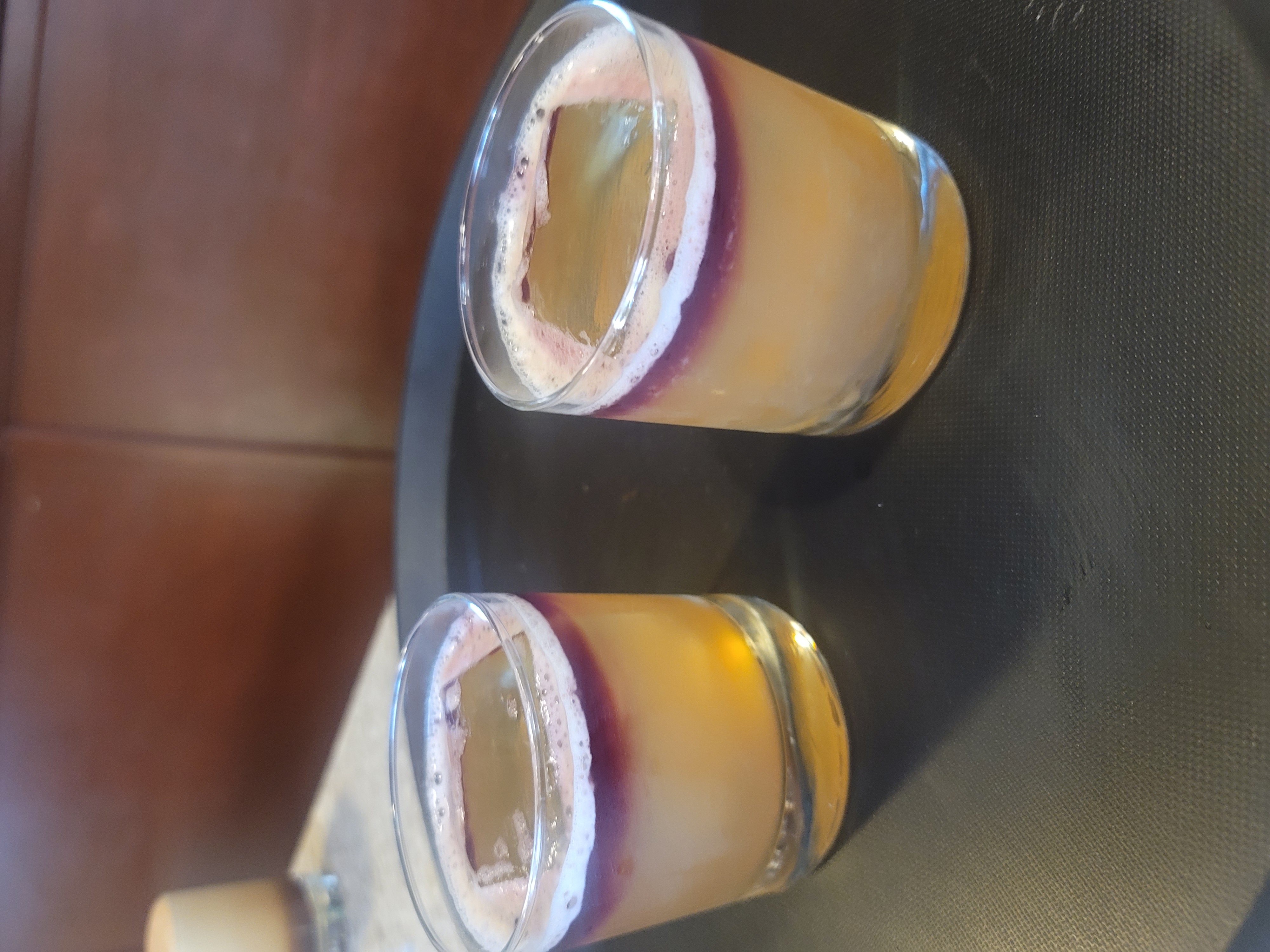 Two glasses of Bourbon Trail Cocktail