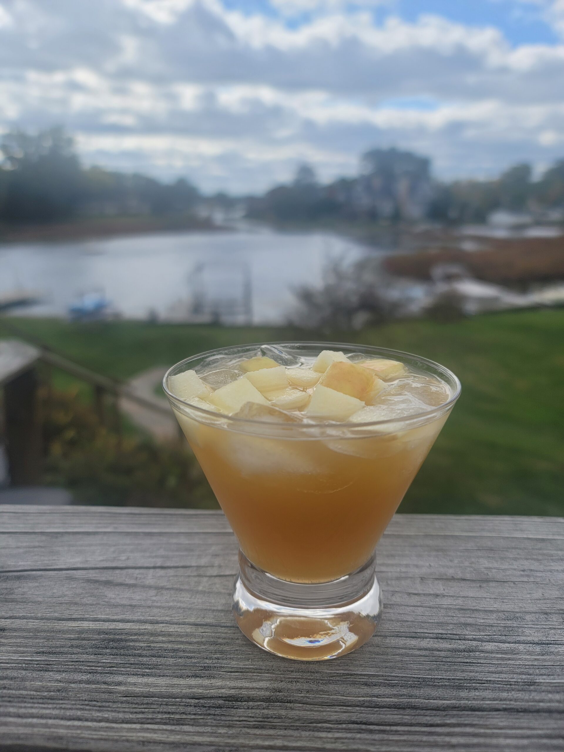 Fall Dark and Stormy Cocktail