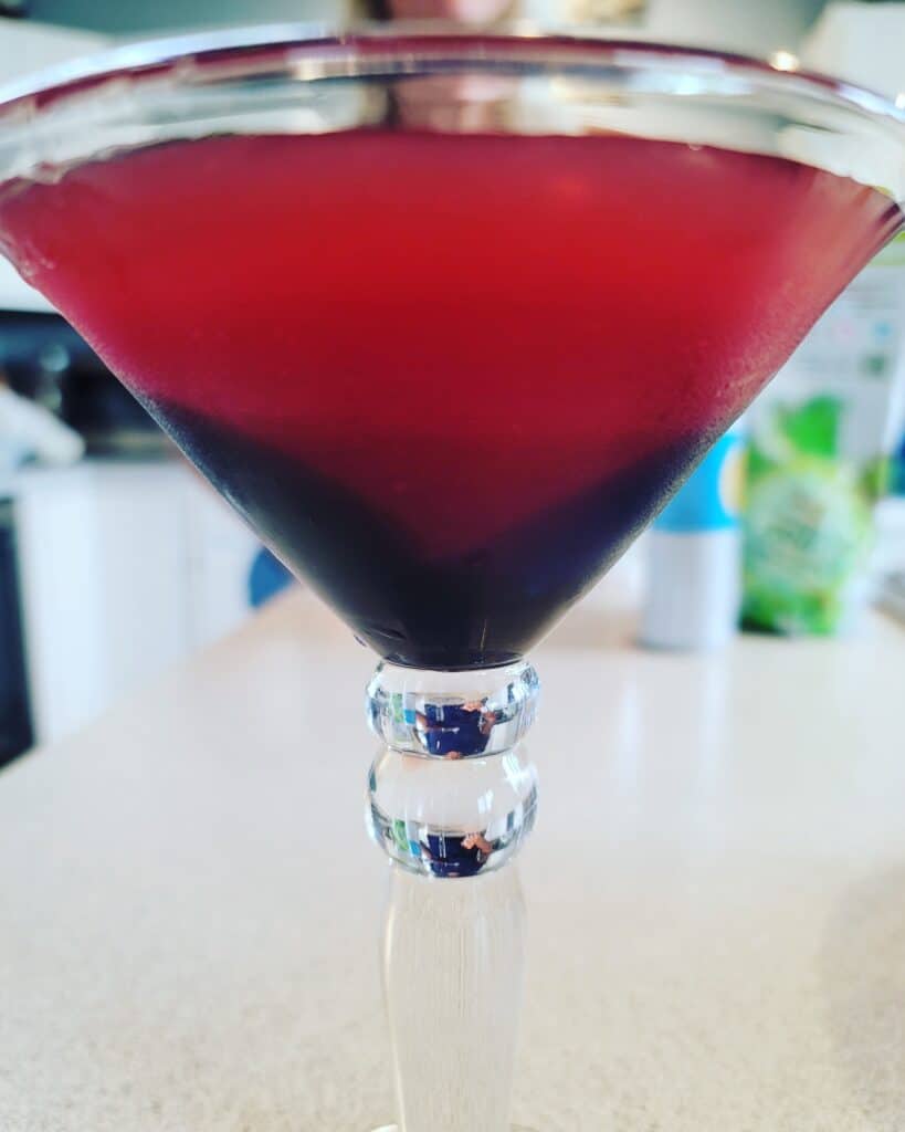 Prancer's Pomegranate Martini