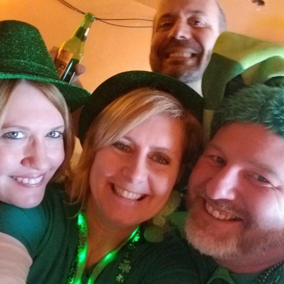 St. Patrick's Day group photo