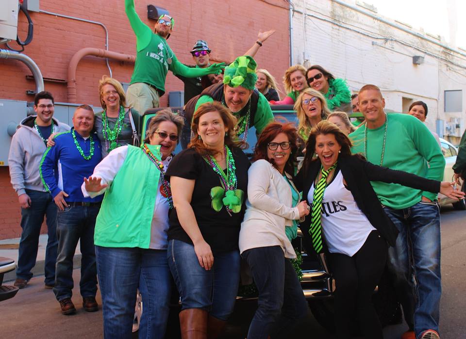 Outdoor St. Patrick's Day Cocktail Party on a Jeep