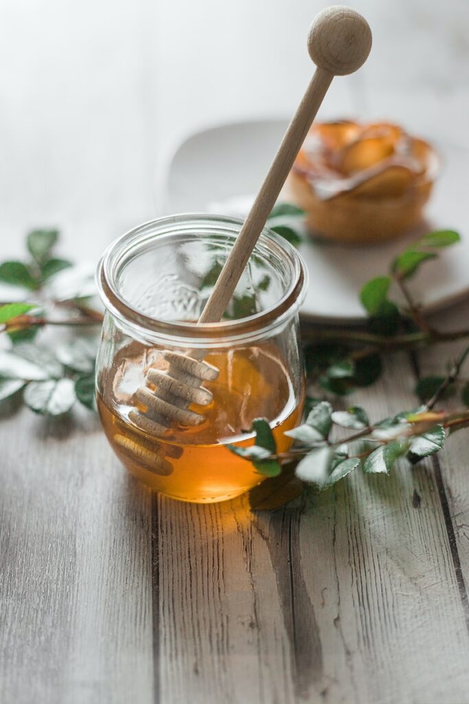 Honey in a jar