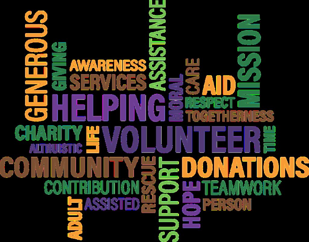 volunteer, charity, cloud